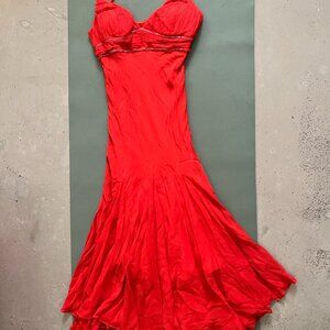 Beautify party evening dress (red)